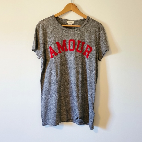 Zadig & Zoltaire Walk Flock Amour 150th Anniversary Tee - Large NWT - Picture 1 of 8